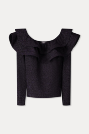 Top Billie Shimmer Dark Plum