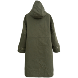 Shea Coat Long Dark Green