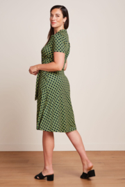 LAATSTE Sheeva Dress Touche Beacon Blue MAAT S