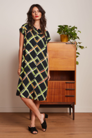 LAATSTE Amy Dress Lou Black 09742-001 MAAT 44