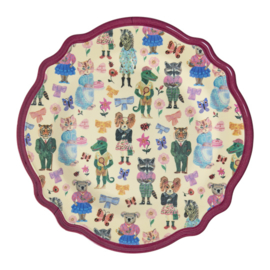 Melamine Dinner Plate Bordeaux - Nathalie Léte Print