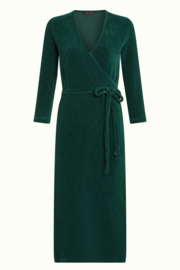 Anja Dress Rina Rib Dragonfly Green