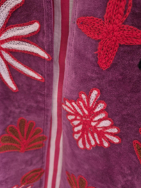 LAATSTE Jasje Leo Velvet Purple Red Front