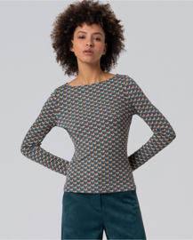 Stretch T Shirt Bottle Green 555OMFO016