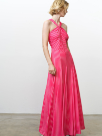 Clarisa Stripe Damasco Dress