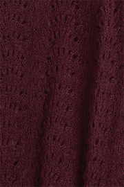 Scarf Ajour Carre Porto Red