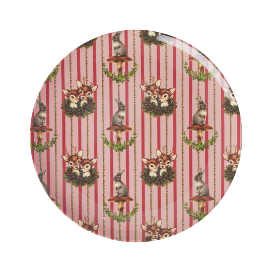 Melamine Side Plate Sweet Forest Print