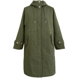 Shea Coat Long Dark Green