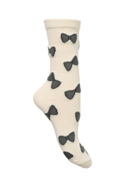 Bow Socks Creme