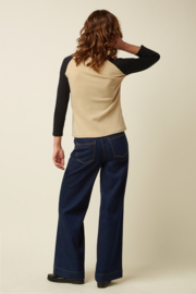 Paige Pants Petite Onyx Denim Deep Blue 10759