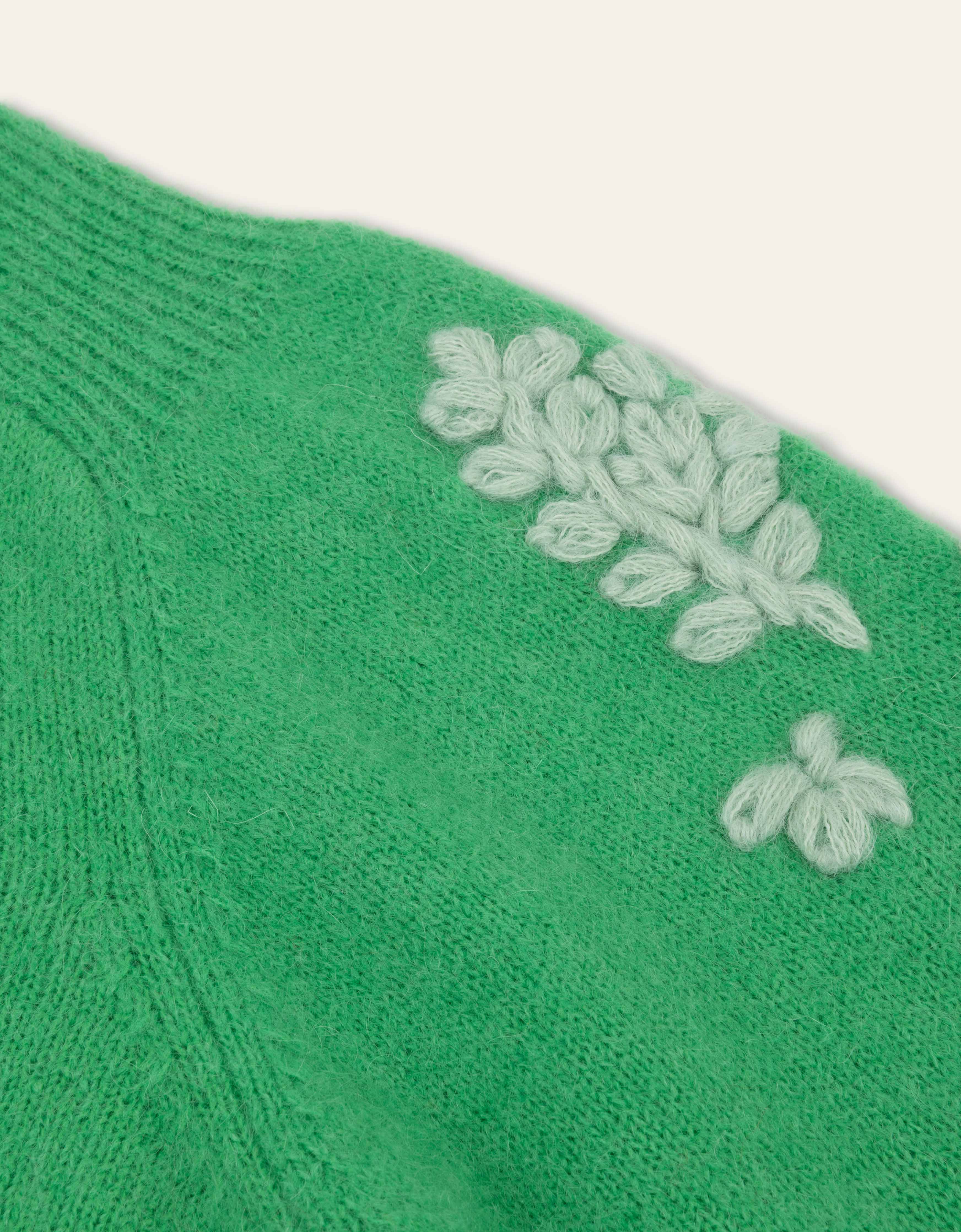 Keesje Knitted Turtle Pullover Irish Green