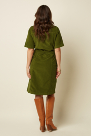 Kate Dress Baby Cord Posey Green 10751