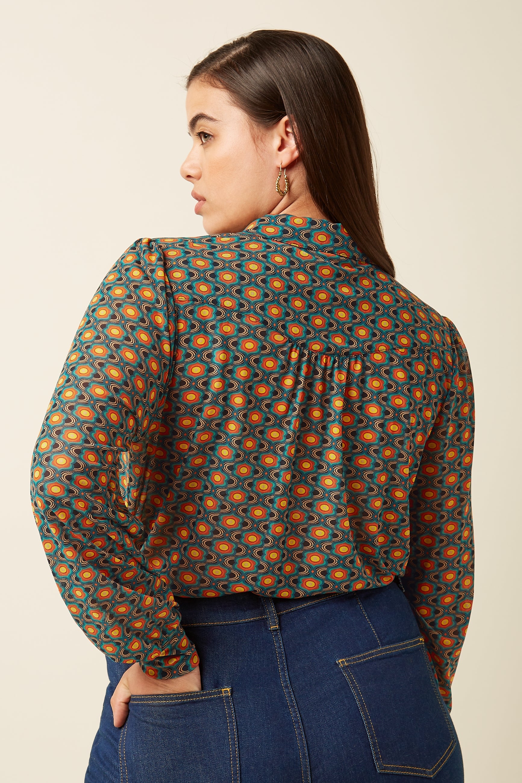 Carina Blouse Duper Mesh Multicolor