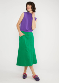 LAATSTE Midi Skirt Power Panel My Green Serenade 001251-082-01529 MAAT L