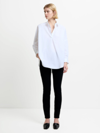 Rodhes Poplin Popover White