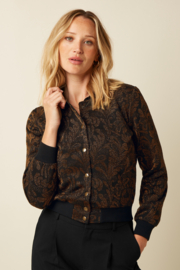 Cleo Jacket Star Jacquard Black