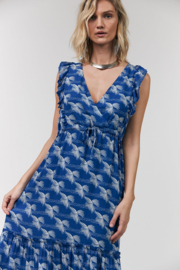 Samo Midi Dress Royal Blue