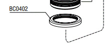 Onderdeel Senco BC0402 O-ring (Seal)