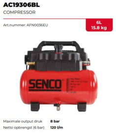 SEMIPRO PACK'S: AC19306BL GELUIDSARME COMPRESSOR