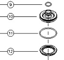 Onderdeel Senco LB0998 O-ring (voorheen A0200-0531) - nr 11