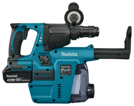 Makita DHR243RTJW 18V Combihamer met stofafzuiging