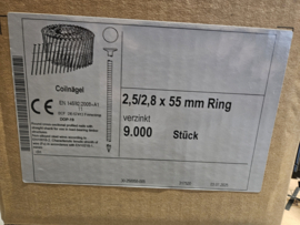 SUPERDEAL: Senco compressor + luchtslang + coilnailer + nagels RVS en gegalvaniseerd