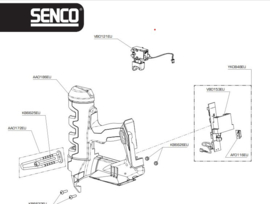 Onderdeel Senco YK0848EU Fusion F16/ FN65RHA