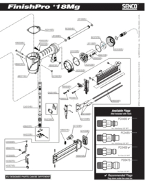 Onderdeel Senco GC1528EU Latch