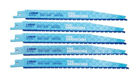 LABOR Barracuda Bi-Metal reciprozaagblad 200mm (metaal en hout / ZBR02000) - 5 stuks