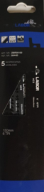 LABOR ZBR00100 HCS reciprozaagblad 150mm (Hout) - 5 stuks