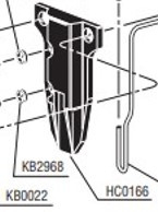 Onderdeel Senco HC0166 Cover