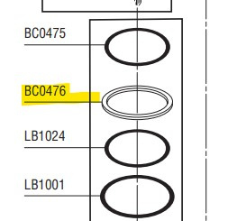 Onderdeel Senco BC0476 Retainer