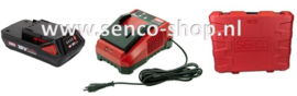 Senco FUSION F-LXP Nietmachine (18g) - 1 Accu INTRODUCTIE
