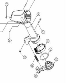 Onderdeel Senco Click Lever S150LS