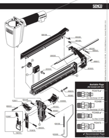 Onderdeel Senco KA0001 Pin