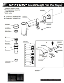 Onderdeel Senco Piston Driver SFT10XP Automaat (oud model)