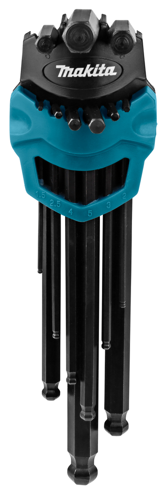 Makita B-65894 Haakse inbussleutelset 9-delig