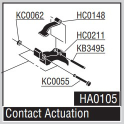 Onderdeel Senco HC0211 Trigger