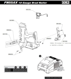 Onderdeel Senco VB0121 Trigger S/A Fusion