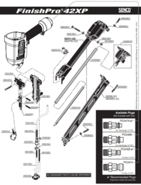 Onderdeel Senco HF0022 Retainer