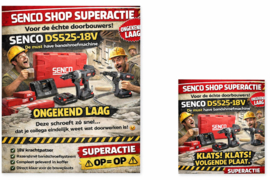 Senco bandschroefmachine Duraspin DS525 - 18V Li-ion