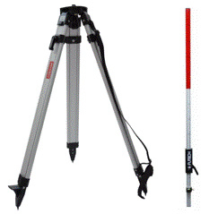 Aluminium statief 165cm - 5/8" + flexilatte 200cm