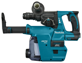 Makita DHR243ZJW 18V Combihamer met stofafzuiging
