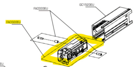 Onderdeel Senco FA0322EU Slide Body Assembly (DS5525-AC)