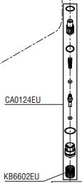 Onderdeel Senco CA0124EU Trigger valve assy