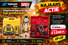 Senco FUSION F-15XP - 2 Accu's + Topcon RL-H5A met LS-100D