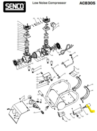 Onderdeel Senco 324111.002 Condensator (AC8305)