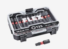 FLEX Bits DB Bulk T25x 25mm Tough Case a 25 stuks