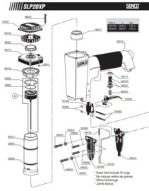 Onderdeel Senco BB0177 Piston stop