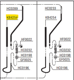 Onderdeel Senco KB4254 Spring SFN30